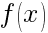 {f(x)}